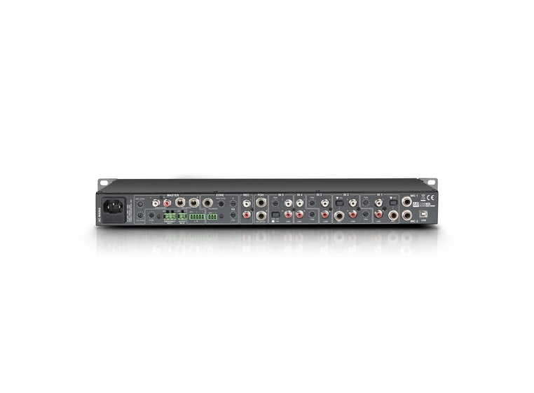 LD Systems ZONE 622 - 19" 2-Zone Mixer 1U 